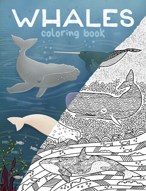 Whales Coloring Book